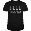 Life is full of important decisions quote golf  Classic Men's T-shirt