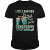 Little Brother Just Here For Concession Stand Baseball Shirt Classic Men's T-shirt