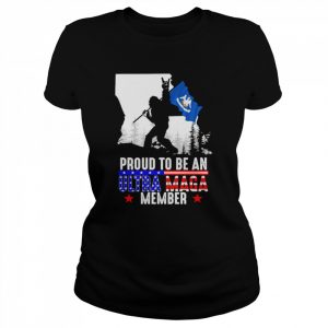 Louisiana America Bigfoot Proud To Be An Ultra Maga Member Shirt Classic Women's T-shirt