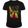 Love 1865 Juneteenth Pride Black Girl Black Queen & King Shirt Classic Men's T-shirt