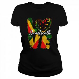 Love 1865 Juneteenth Pride Black Girl Black Queen & King Shirt Classic Women's T-shirt