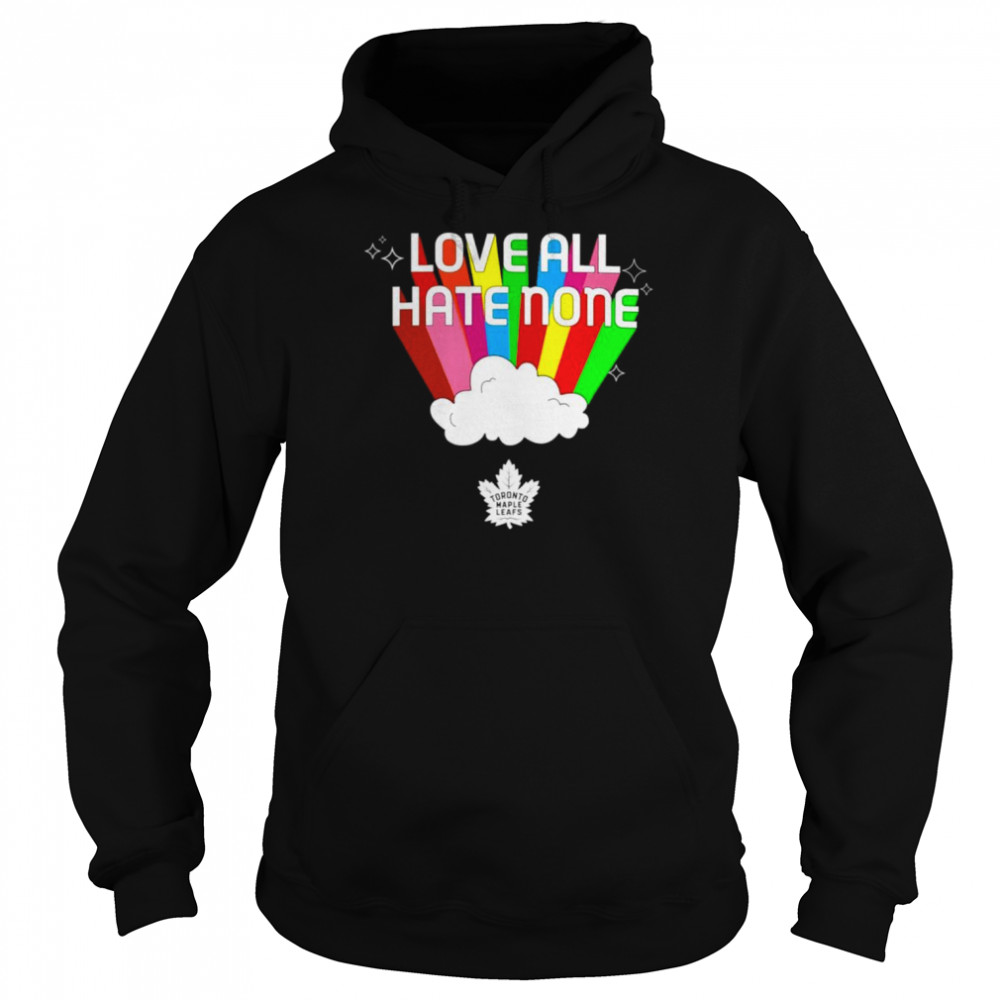 Love All Hate None Shirt Unisex Hoodie