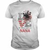 Love Being Called Nana 4th Of July Shirt Classic Men's T-shirt