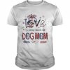 Love Being called Dog Mom American flag  Classic Men's T-shirt