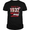 Made In 1932 90 Year Of Being Awesome Shirt Classic Men's T-shirt