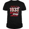 Made In 1933 89 Year Of Being Awesome Shirt Classic Men's T-shirt