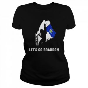 Maine America Bigfoot Let’s Go Brandon Shirt Classic Women's T-shirt