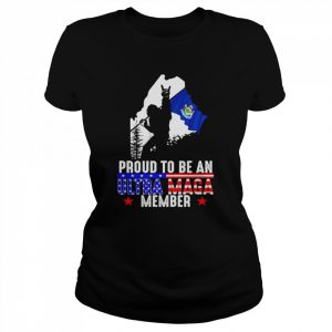 Maine America Bigfoot Proud To Be An Ultra Maga Member Shirt Classic Women's T-shirt