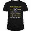 Marriage Logic Gate  Classic Men's T-shirt