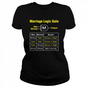 Marriage Logic Gate  Classic Women's T-shirt