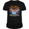 Me You and the Outdoors Hiking Wyoming Peak Hiker WY Camping Shirt Classic Men's T-shirt