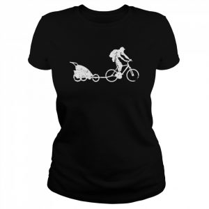 Mens Bicycle pram trailer, bicycle accessories, vintage outfit Shirt Classic Women's T-shirt