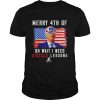 Merry 4th of July Biden Bike Bicycle falls Off T-Shirt Classic Men's T-shirt