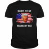 Merry 4th of July Biden falls Off bike  Classic Men's T-shirt