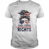 Messy Bun American Flag Stars Stripes Reproductive Rights Shirt Classic Men's T-shirt