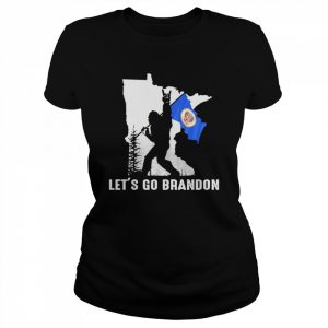 Minnesota America Bigfoot Let’s Go Brandon Shirt Classic Women's T-shirt