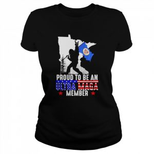 Minnesota America Bigfoot Proud To Be An Ultra Maga Member Shirt Classic Women's T-shirt