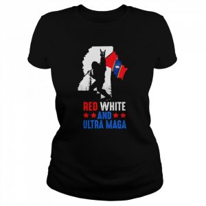 Mississippi America Bigfoot Red White And Ultra Maga Shirt Classic Women's T-shirt