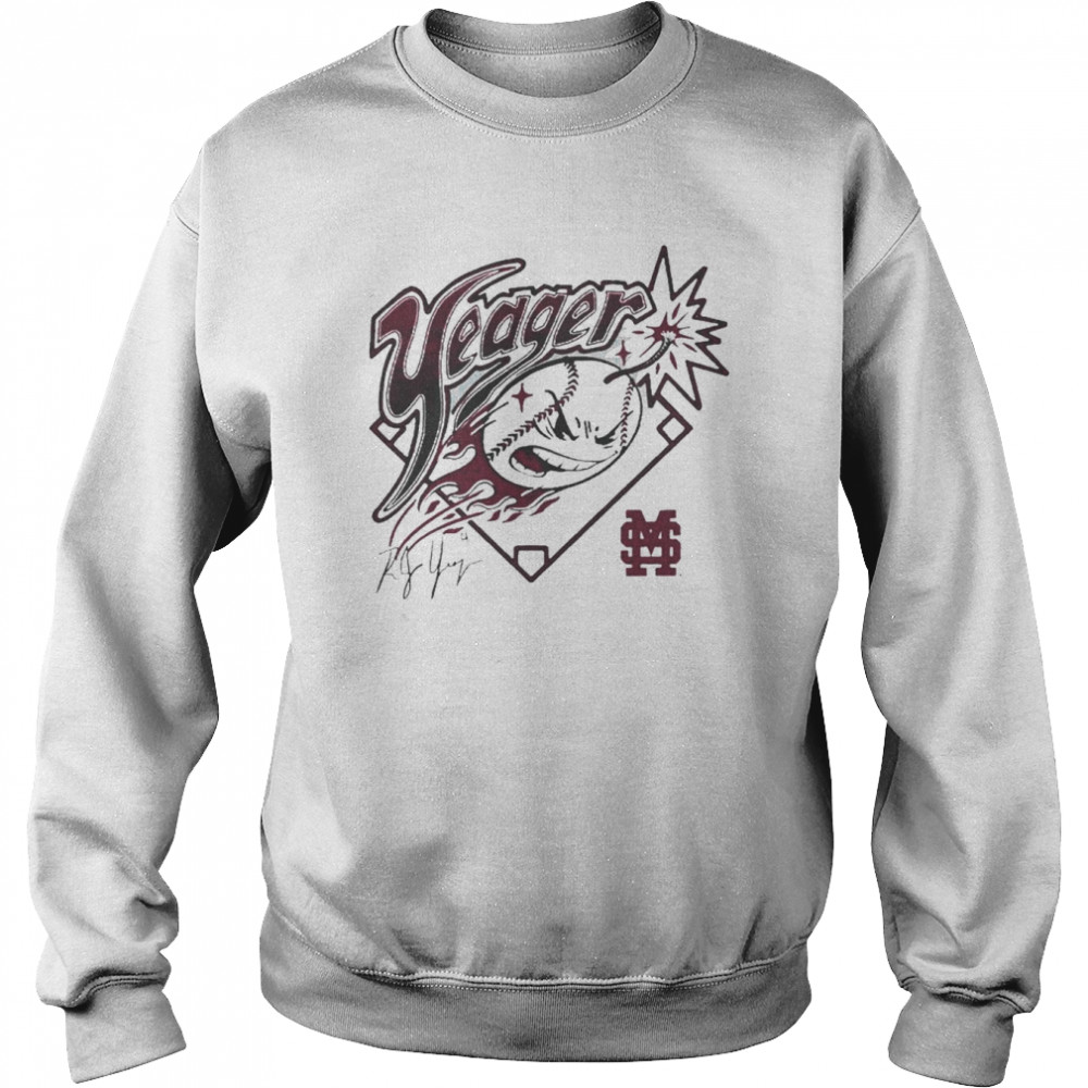 Mississippi State Rj Yeager Homerun T- Unisex Sweatshirt