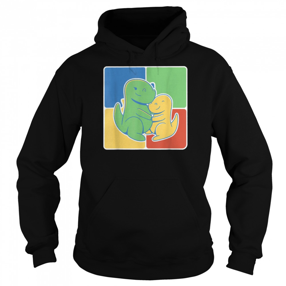 Mom and Son Dinosaurs Shirt Unisex Hoodie