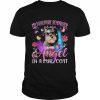 My Miniature Schnauzer Is An Angel In A Fur Coat Grey Miniature Schnauzer Shirt Classic Men's T-shirt