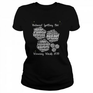 National Spelling Bee Winning Words Honeycomb Art Shirt Classic Women's T-shirt