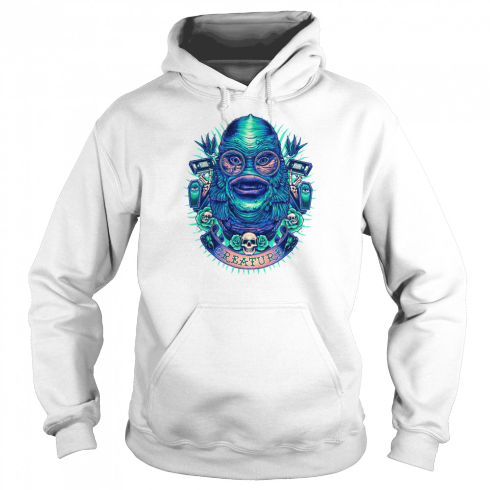 Neon Creature Creature From The Black Lagoon T-Shirt Unisex Hoodie