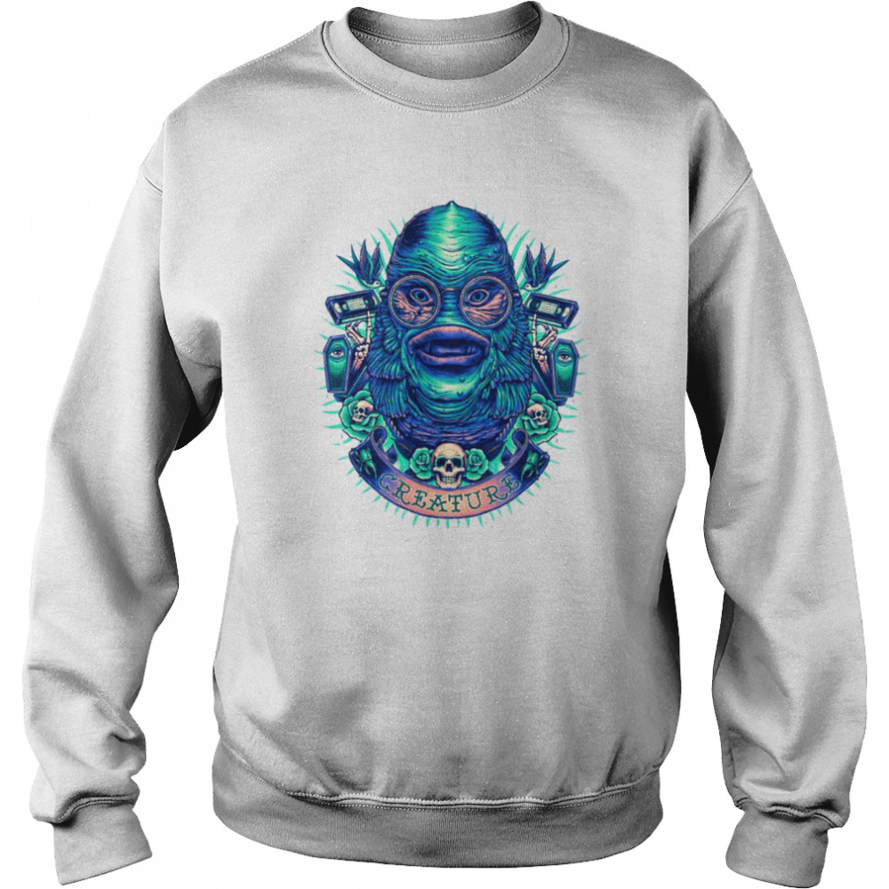 Neon Creature Creature From The Black Lagoon T-Shirt Unisex Sweatshirt