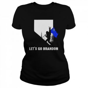 Nevada America Bigfoot Let’s Go Brandon Shirt Classic Women's T-shirt