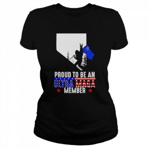 Nevada America Bigfoot Proud To Be An Ultra Maga Member Shirt Classic Women's T-shirt