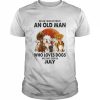 Never Underestimate An Old Man Who Loves Dogs And Was Born In July Shirt Classic Men's T-shirt