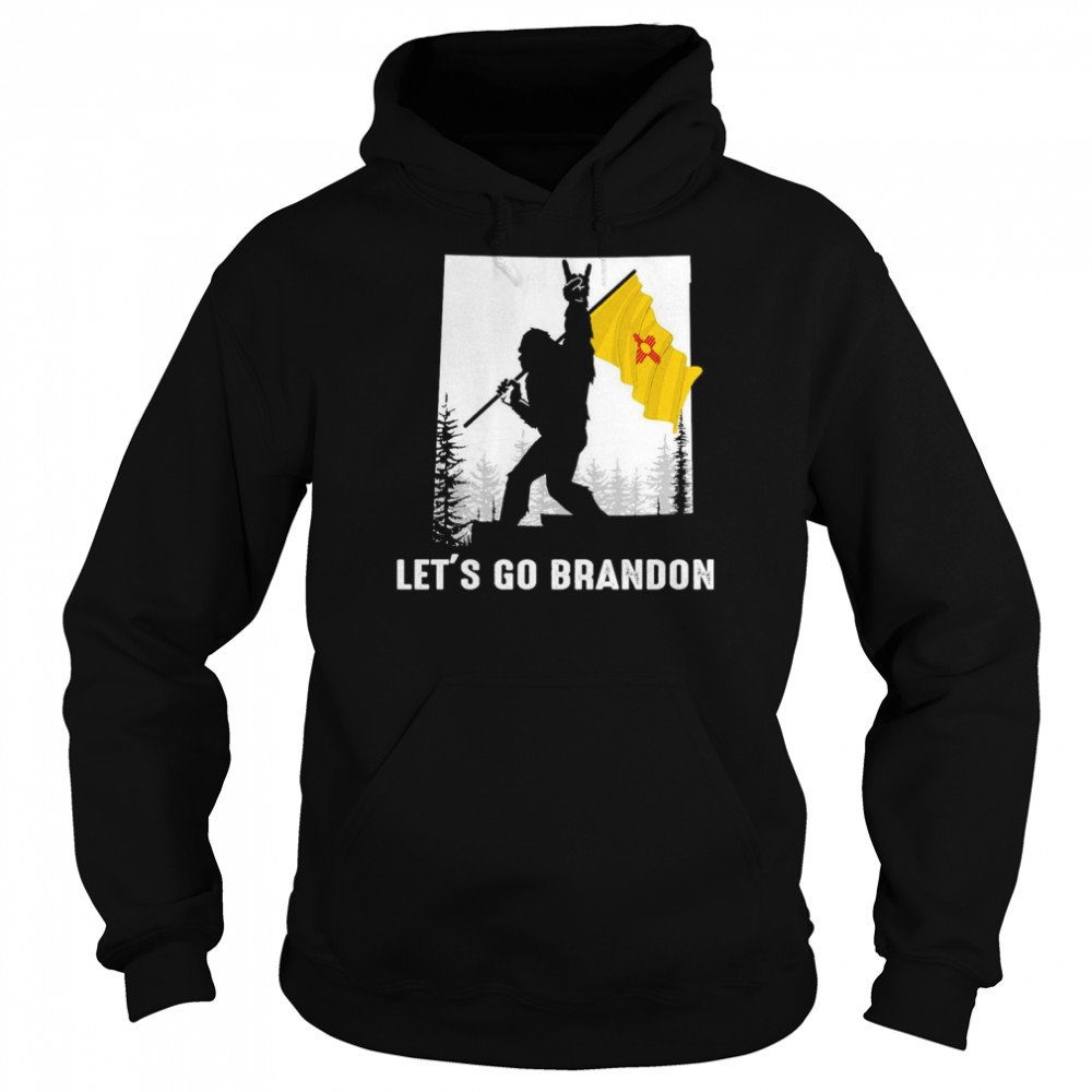 New Mexico America Bigfoot Let’s Go Brandon Shirt Unisex Hoodie