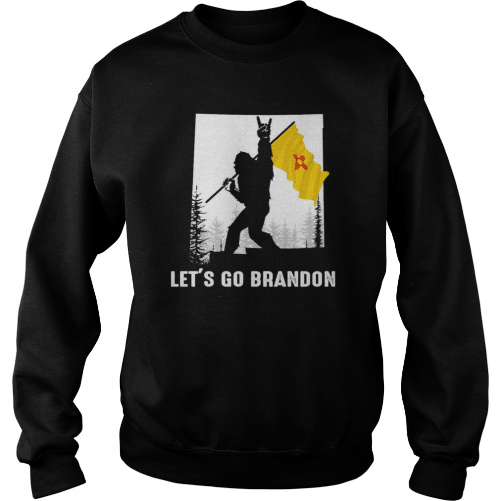 New Mexico America Bigfoot Let’s Go Brandon Shirt Unisex Sweatshirt