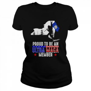 New York America Bigfoot Proud To Be An Ultra Maga Member Shirt Classic Women's T-shirt