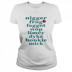 Nigger frog faggot wop limey dyke honkie mick  Classic Women's T-shirt