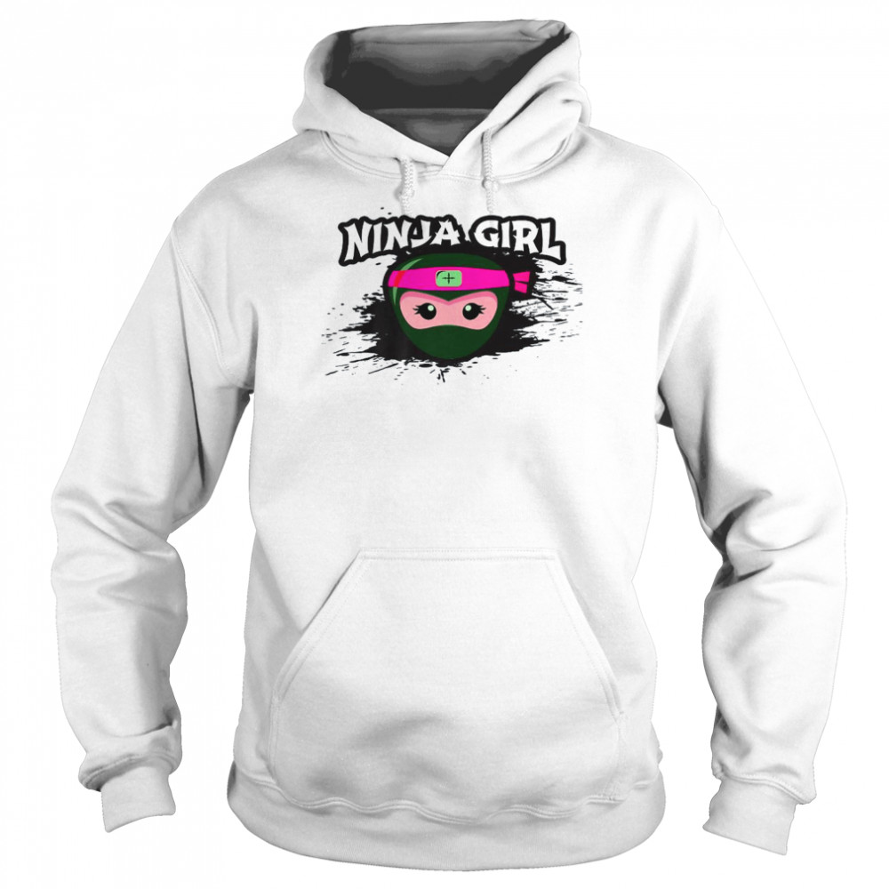 Ninja Girl Team Covert Spy Crew Princess Birthday Shirt Unisex Hoodie