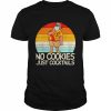 No Cookies Just Cocktails Santa Summer Christmas In July  Classic Men's T-shirt