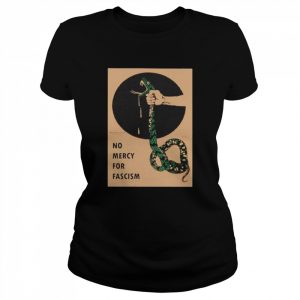 No Mercy For Fascism Snake Shirt Classic Women's T-shirt