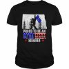 North Dakota America Bigfoot Proud To Be An Ultra Maga Member Shirt Classic Men's T-shirt