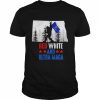 North Dakota America Bigfoot Red White And Ultra Maga Shirt Classic Men's T-shirt