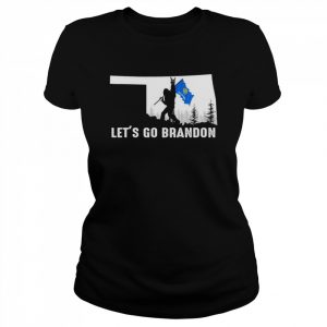 Oklahoma America Bigfoot Let’s Go Brandon Shirt Classic Women's T-shirt