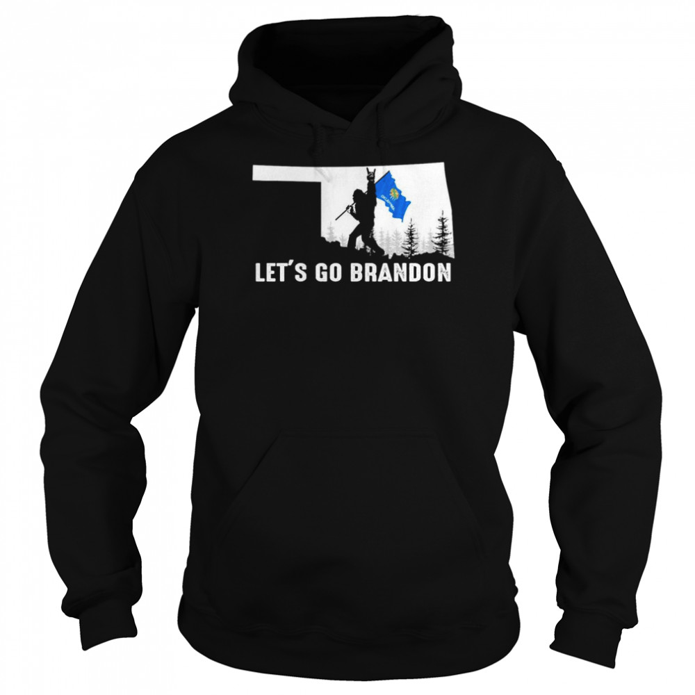 Oklahoma America Bigfoot Let’s Go Brandon Shirt Unisex Hoodie