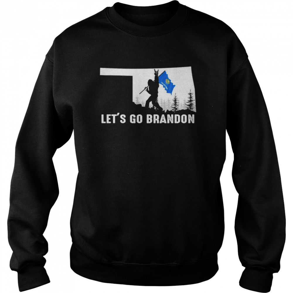 Oklahoma America Bigfoot Let’s Go Brandon Shirt Unisex Sweatshirt