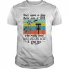 Once upon a time there was a girl who really loved Dogs and Disc Golf vintage  Classic Men's T-shirt