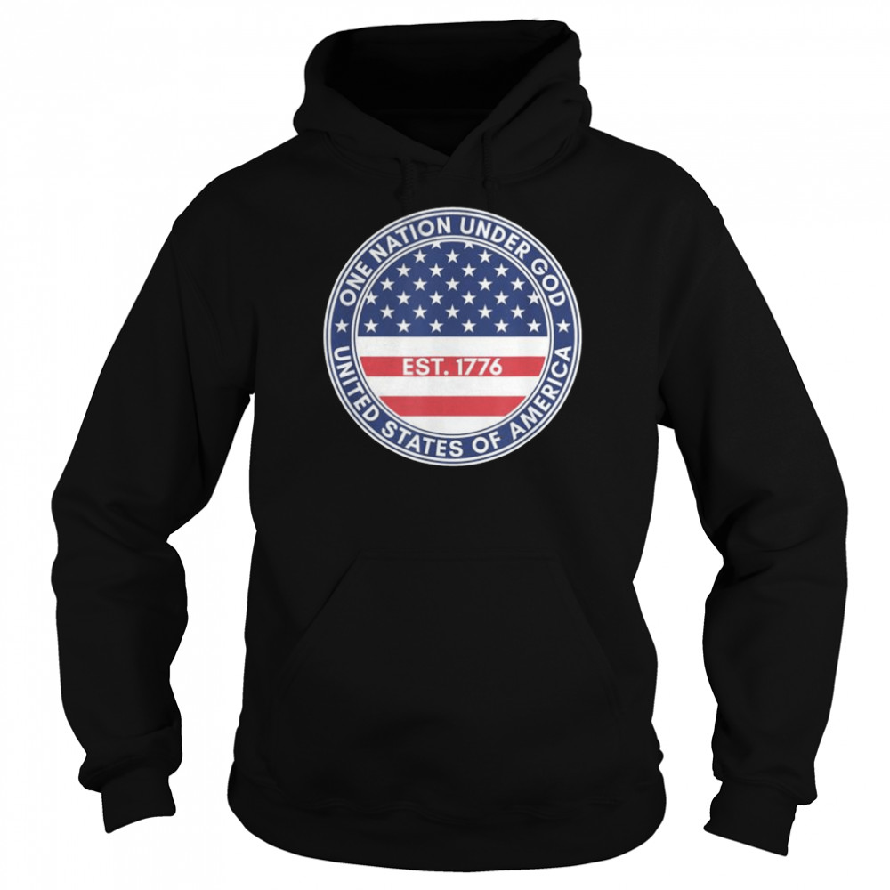 One nation under god est 1776  Unisex Hoodie