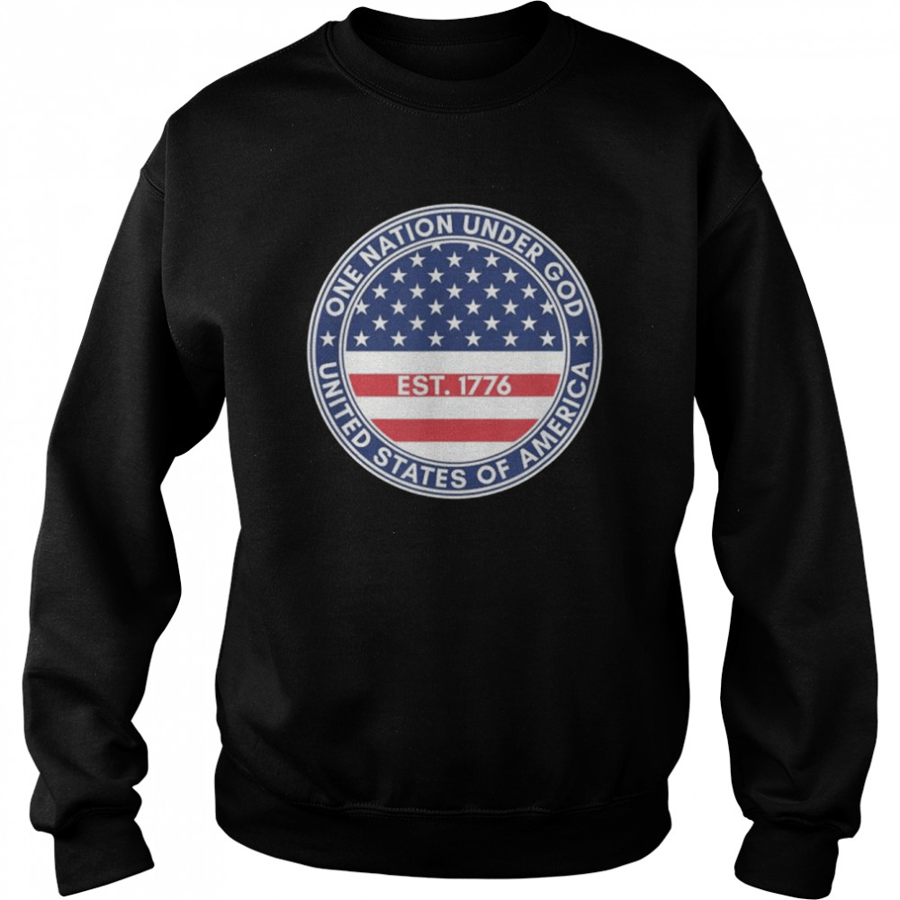 One nation under god est 1776  Unisex Sweatshirt