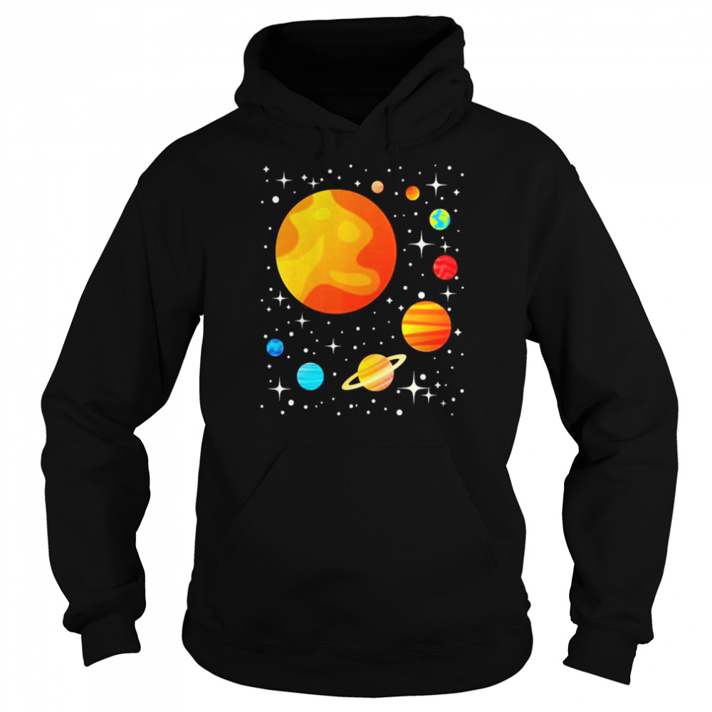 Our Solar System Astronomy Galaxy Astronomer Science Fan Shirt Unisex Hoodie