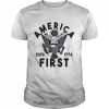 Patriotic America First Est 1776 Shirt Classic Men's T-shirt