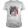 Patriotic Oh My Stars Highland Cow With 4th July Shirt Classic Men's T-shirt