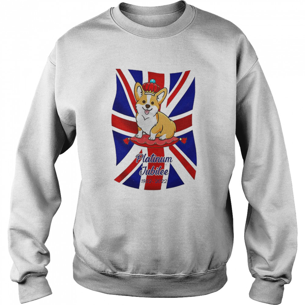 Platinum Jubilee 2022 Corgi  Unisex Sweatshirt